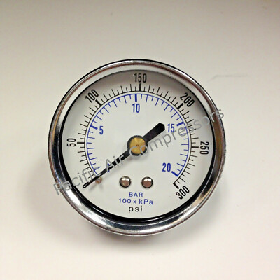 M519C CHAMPION 0-300 PSI GAUGE WITH 1/4 INCH THREAD