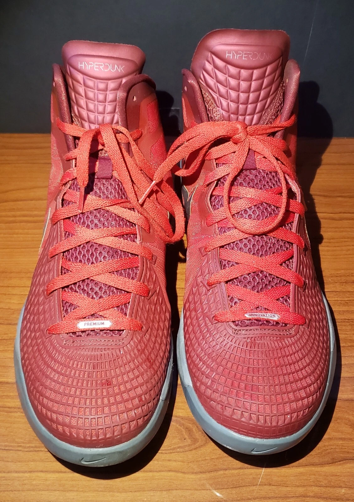Nike Premium Zoom Hyperdunk 2011 SUPREME Sport Red 469776~600, Homme Taille 13