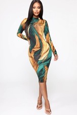 New Fashion Nova fine arts modi dress size small