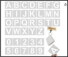 5 Inch Letter Stencil, Large Letter Stencils, Stencils Letters and Numbers, Sten