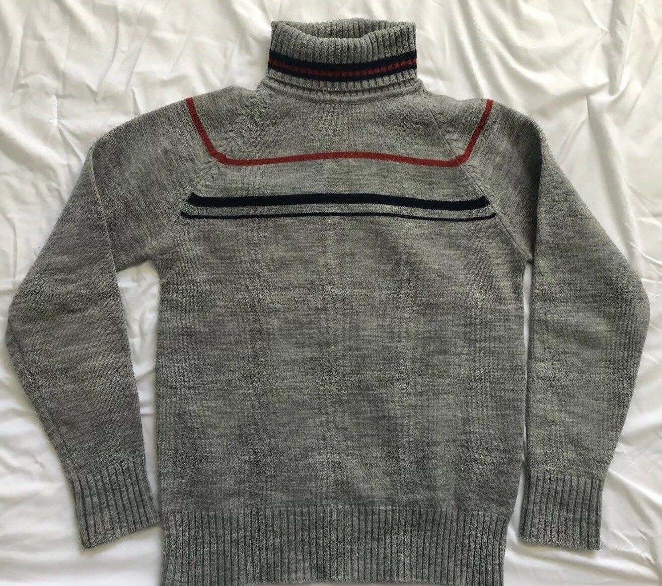 Vintage Kmart Turtleneck Gray Size Medium Gem