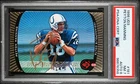 Peyton Manning signed 1998 UD3 Rookie On Card Auto RC #181 PSA Graded 7 NM/Auto8
