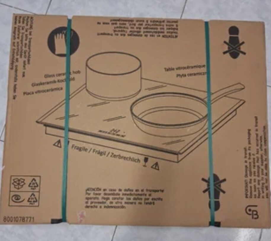 Placa de induccion 3 fuegos Bosch. El fuego grande de 28 cm. Boost y temporizado
