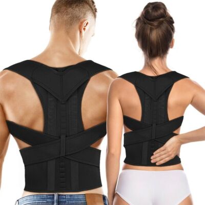 Adjustable Posture Corrector Lower Back Shoulder Support Brace Belt Strap Brace
