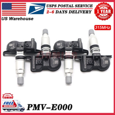 #ad 4x NEW TPMS Tire Pressure Sensor 42607 02050 PMV E000 Fit For Toyota Camry Lexus $43.46