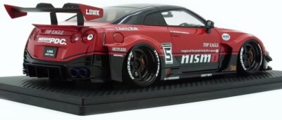☆IG2723 イグニッションモデル 1/18 LB-Silhouette IG2723 LB-Silhouette WORKS GT Nissan 35GT-RR Red/Black #5