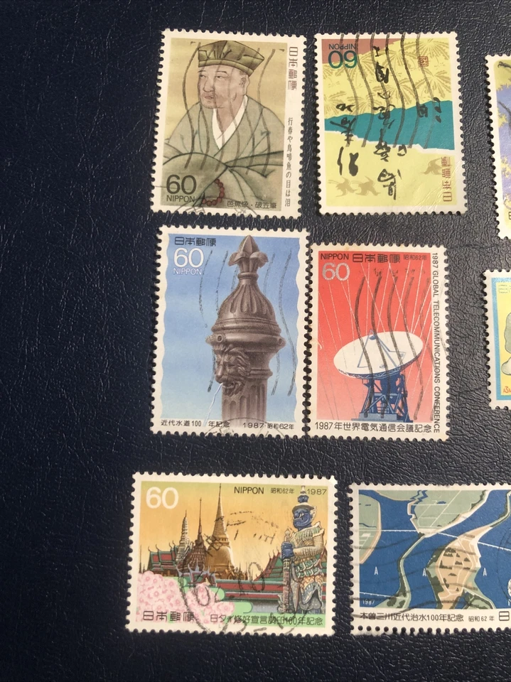 Japan 1987 Stamps, 11 Pcs, cancelled, VF/EF Condition, - Image 2 of 4