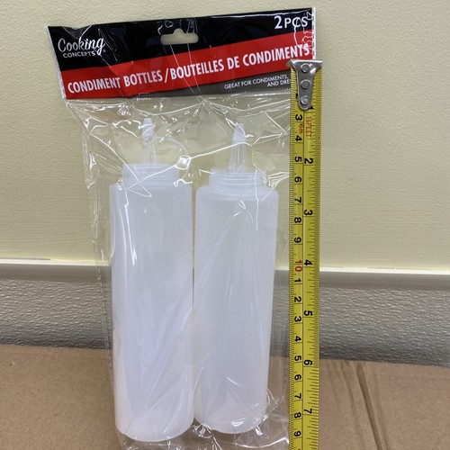 Cooking Concepts Clear Condiment Bottles 2-ct. Packs - Picture 4 of 4