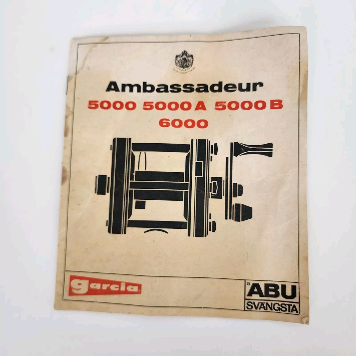 Garcia Ambassadeur 5000 A C 6000 Reel User's Instructions Manual