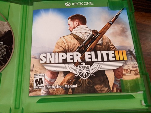 Sniper Elite III 3 (Xbox One) CIB photos fraîches non scellées mais neuves - Photo 8/8