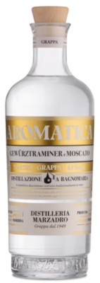 (47 /L) Marzadro Bivitigno Grappa Aromatica, Grappa, 0,5 Liter