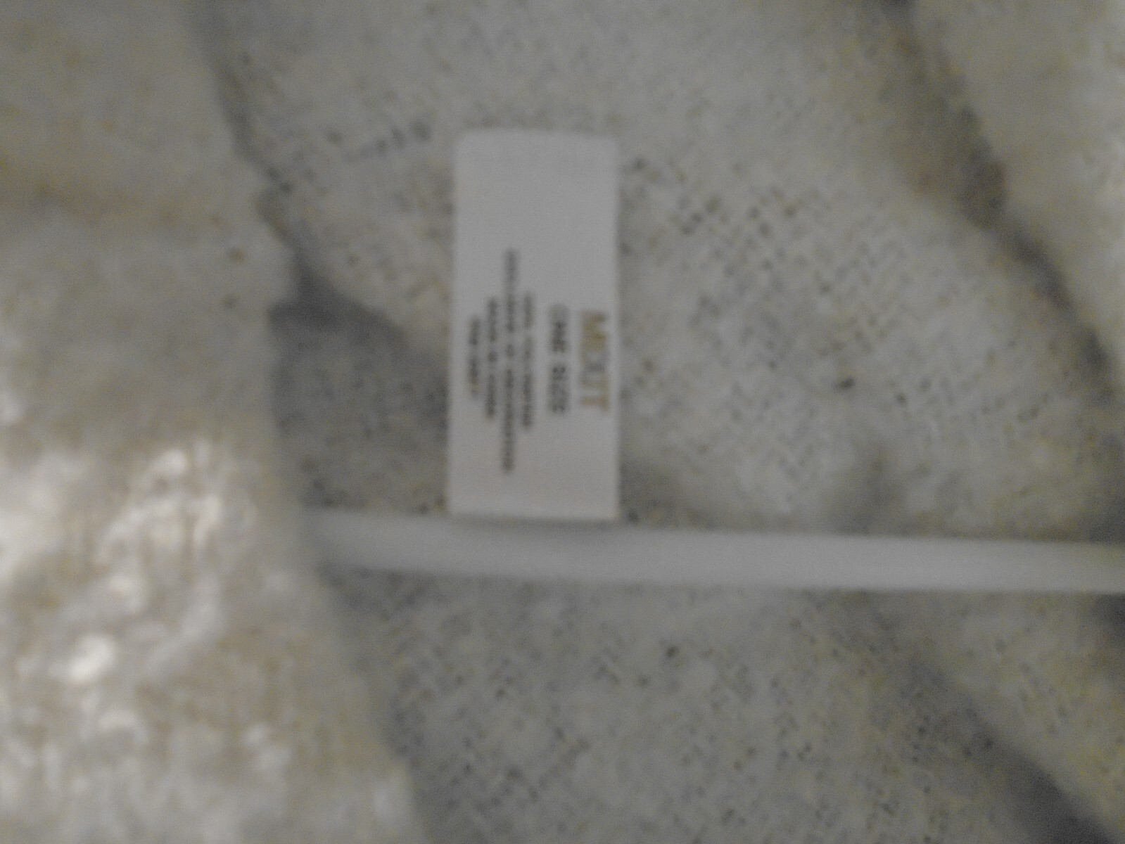 Mixit Brown White  Poncho One Size Toggle Closure ~Loose Knit Wrap