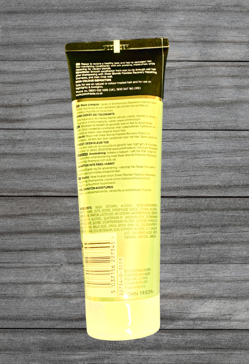 John Frieda Sheer Blonde FLAWLESS RECOVERY High Impact Conditioner