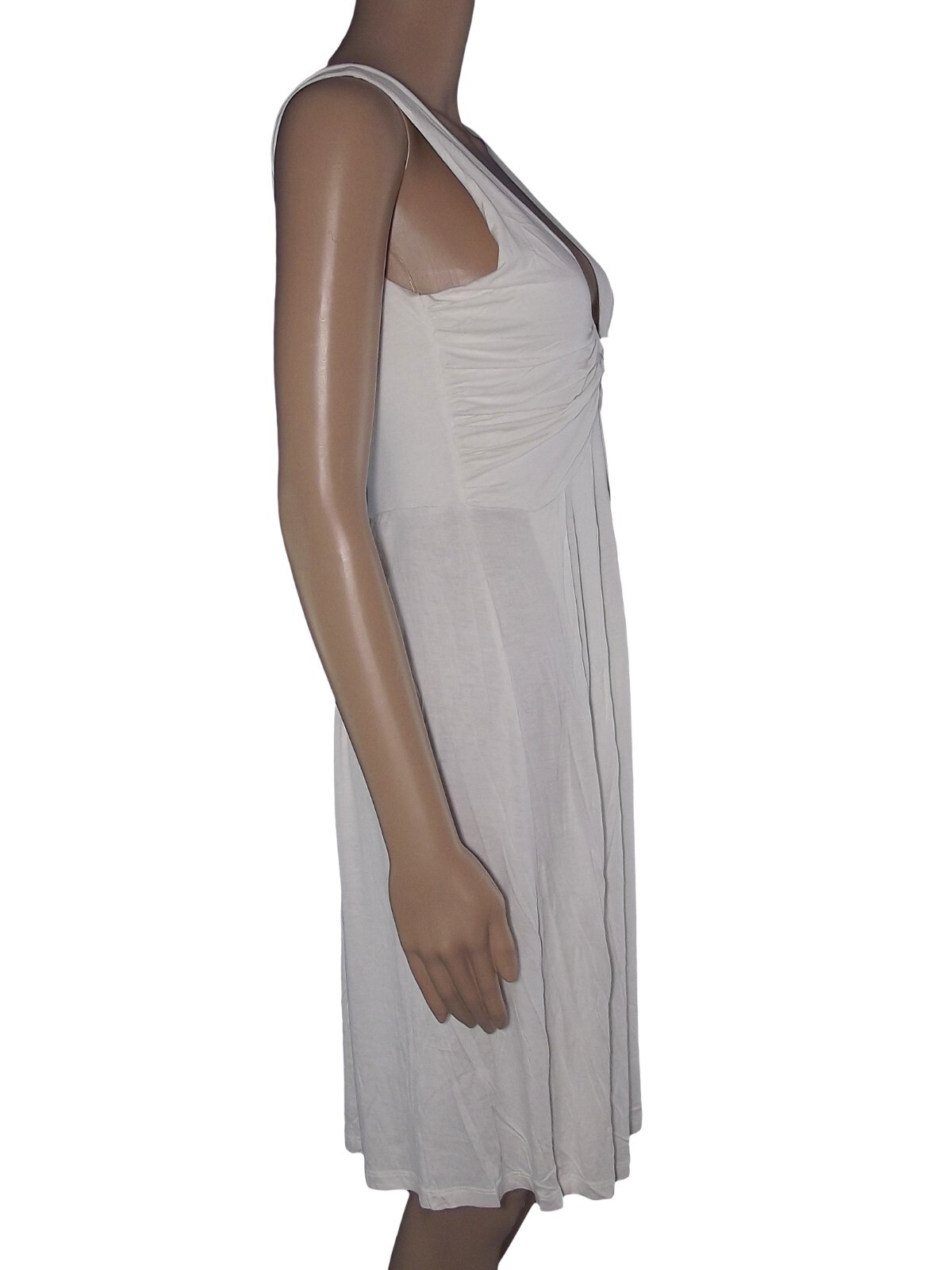 Zara Collection Abito Da Donna Corto Bianco Stretch Vestito Scollo A V Medium image 2