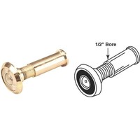 Prime Line 1/2 Wide Angle Door Viewer - Brass Door Viewer Prime Line 1/2 Wide Angle Door Viewer - Brass Door Viewer