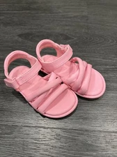 Cat & Jack Girls' Toddler Size 5 Kari Ankle Strap Sandals Pink