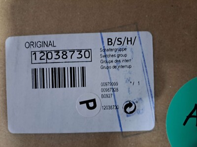 Bosch Original 12038730 New IN BOX Microwave Door Switch Kit AH2