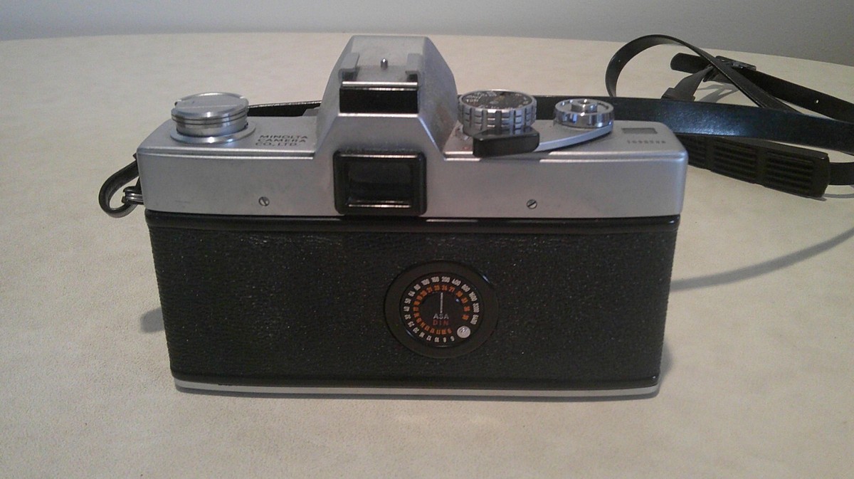 Minolta SRT101 35mm SLR Film Camera Rokkor PF F=55 MM 1:17 with