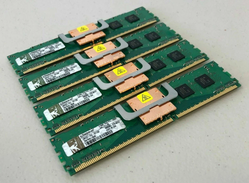 Kingston UW727-IFA-IDT15S 512MB PC2-4200F ECC-DDR2-533 Lot of 12 - Image 4 of 4