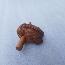 Wooden Frog, Toys,Carved Croaking Musical Sound imitating sound animal.