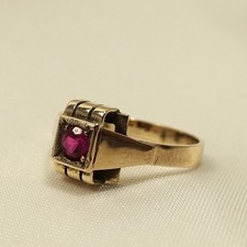Ansprechender Ring 333 Gold Goldring Goldschmuck / CU 353(11)
