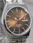 Vintage Seiko 5 automatic Day Date Movement No.6309A Japan made men's watch.