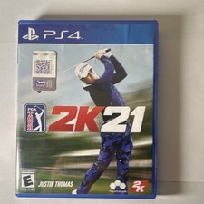 2K PGA Tour 2K21 Golf PlayStation 4 PS4 NTSC-U/C Online Play Case Disc