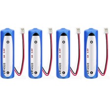 4PCS ER14505 3.6V 2700mAh High-capacity Non-rechargeable Battery with 2.0 Plug
