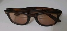 VINTAGE B L RAY-BAN L2053 GLOSSY ACETATE TORT G15 UV WAYFARERS