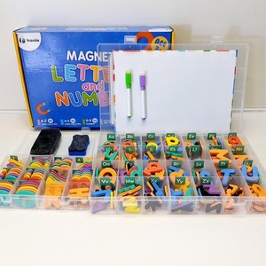 Inamio Magnetic Letters And Numbers Set With Whiteboard Age 3+ Educational Toy