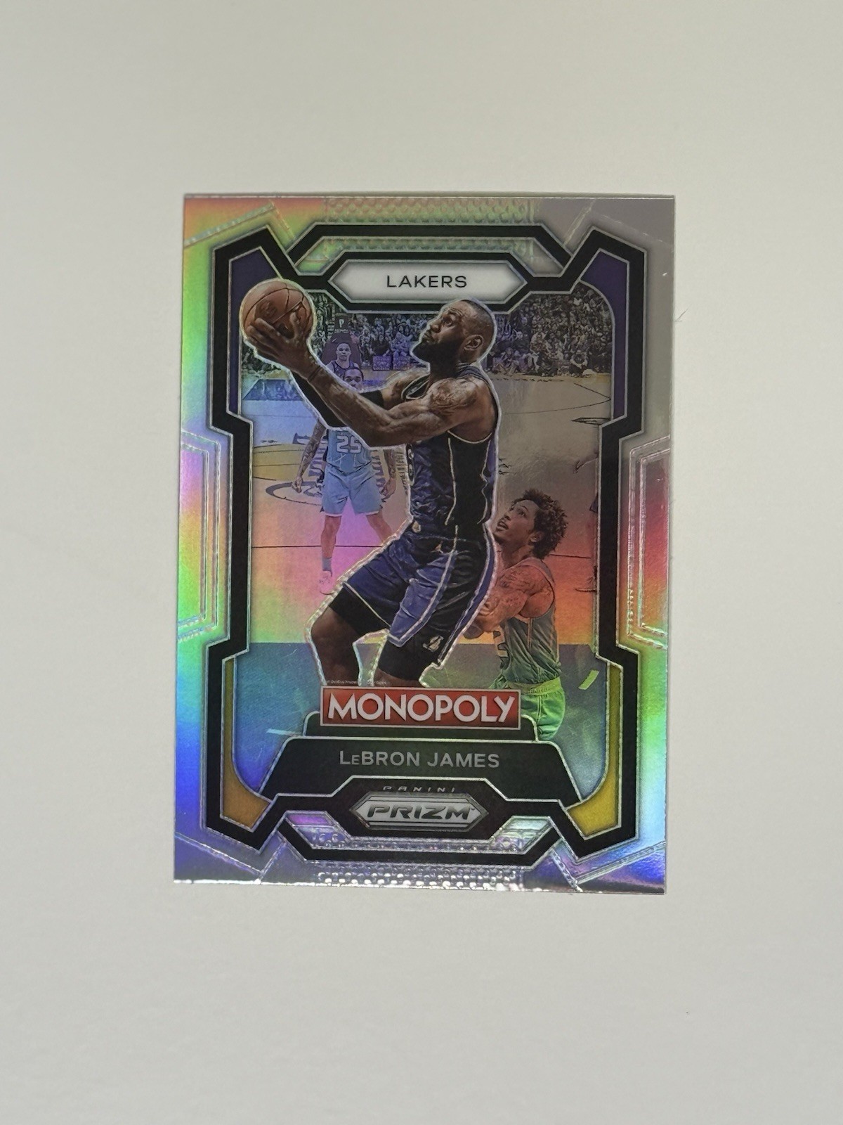 2023-24 Panini Prizm Monopoly LeBron James Silver #40 Lakers