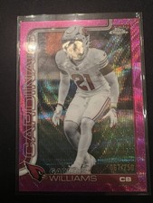 2025 Topps Chrome NFL Garrett Williams Cardinals Pink Refractor /250
