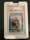 2024 Panini Donruss Rated Rookie Drake Maye Optic Preview Prizm #379 PSA 10