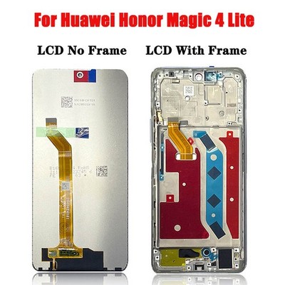 LCD Touch Screen Digitizer w/ Frame For Huawei Honor Magic 4 Lite Repair Parts