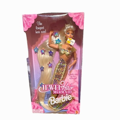 Mattel Jewel Hair Mermaid Barbie Doll Collector Edition 12in Original Box 1996