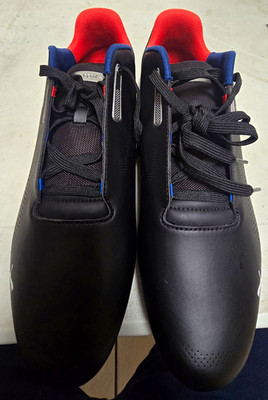 PUMA BMW M Motorsport Men s size 13 Lace-Up Sneakers Faux Leather Black Red