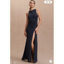 Reformation Senna Dress Navy Size 10 NWT Retail$348