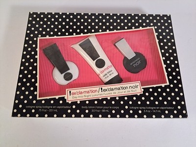 Vintage Coty Ex'cla.ma'tion &  Noir Day Into Night Luxuries Gift Set Unopened