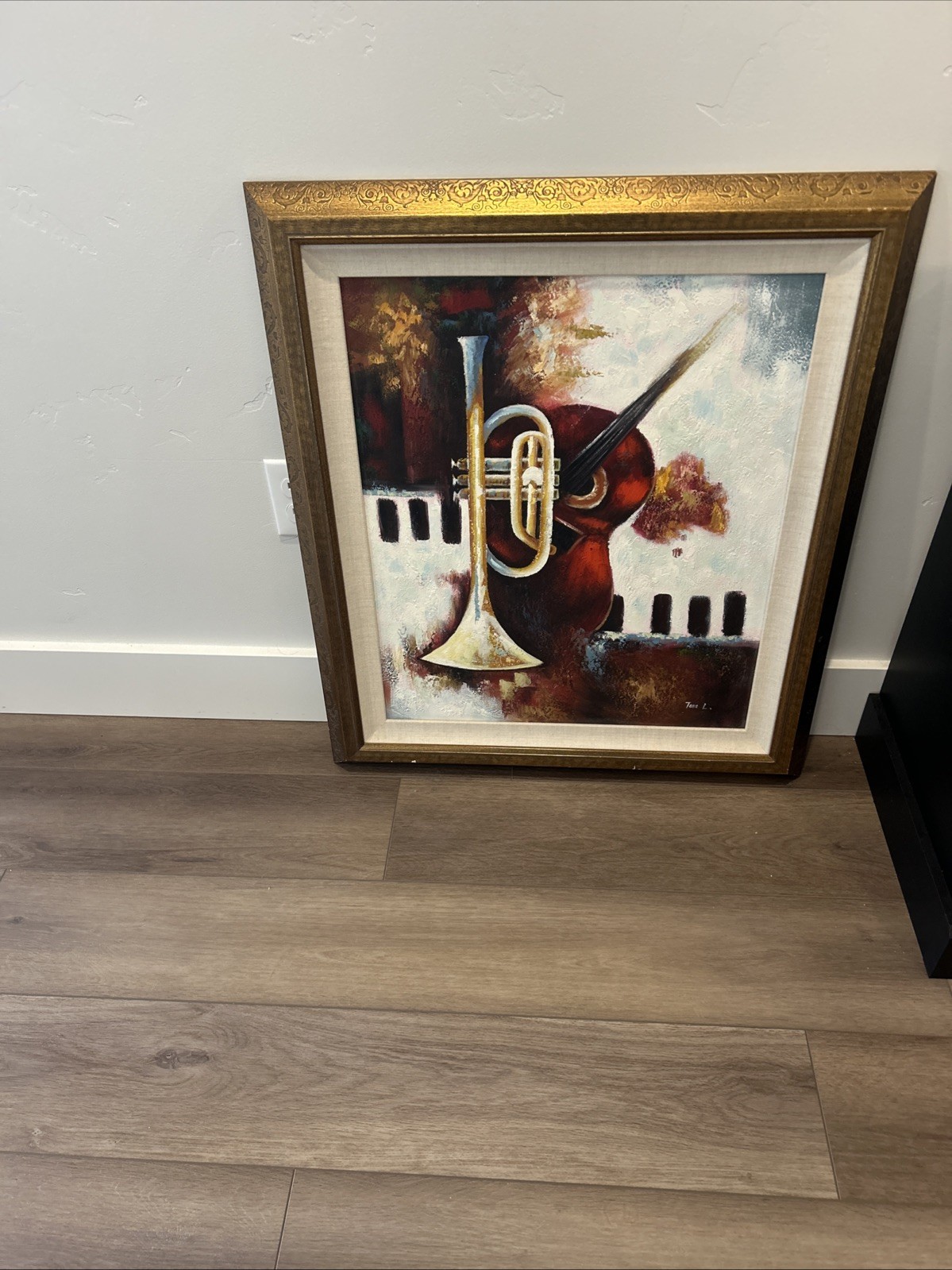 Tom L. Artwork  Framed And Signed