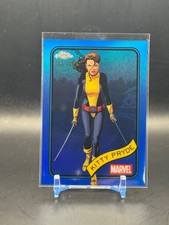 2025 Topps Chrome Marvel KITTY PRYDE #188 Blue Refractor (090) /299 RAW
