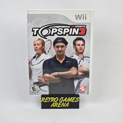 Top Spin 3 (Nintendo Wii) CIB COMPLETE & TESTED