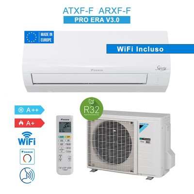 Daikin ATXF35F ARXF35F Klimaanlage 12000Btu 3,5KW WiFi Siesta Pro Era V3.0 A++/A