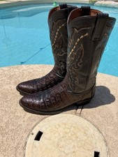   Dan Post Mens Caiman Flank Cut Western Cowb...