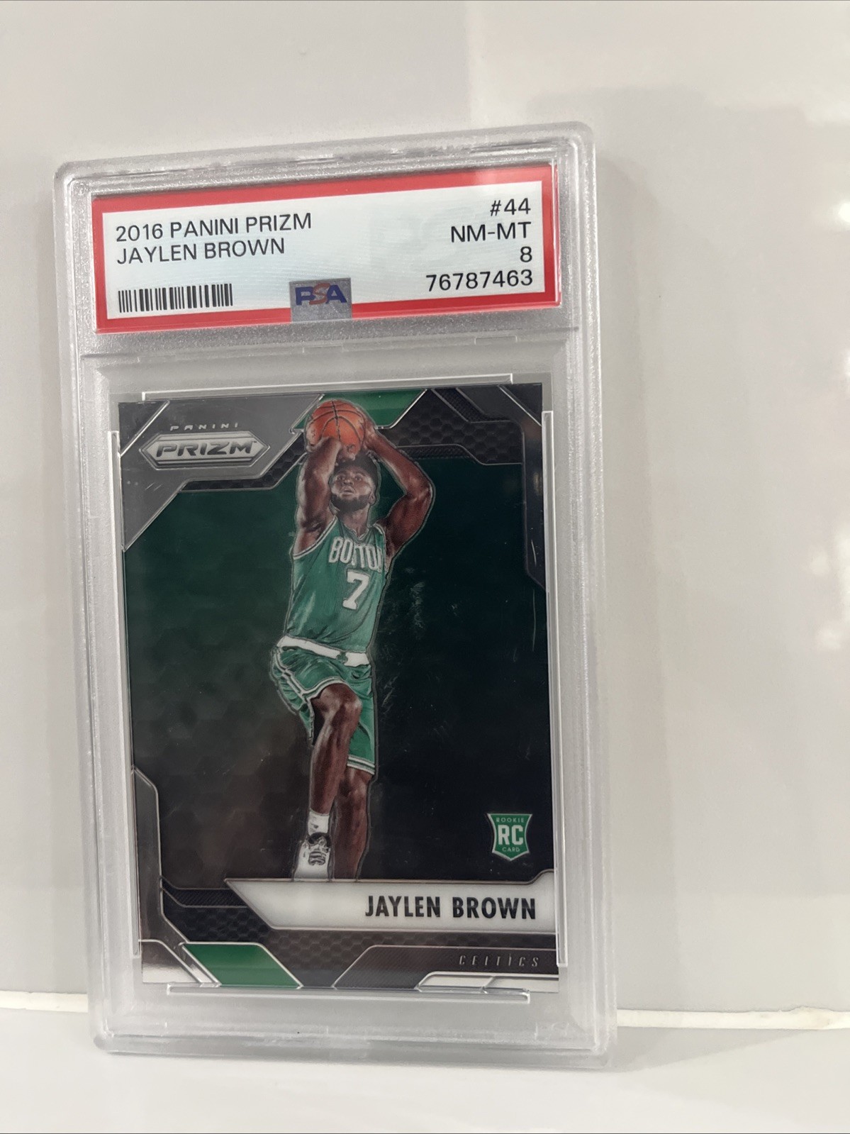 Jaylen Brown Rc 2016 Panini Prizm Psa 8 #44