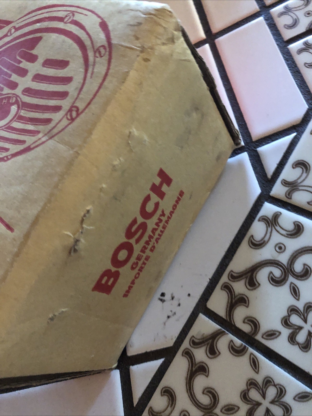 BOSCH HORN VINTAGE NOS  006 MERCEDES BMW FERRARI PORSCHE 280 230 250 SL RARE NEW