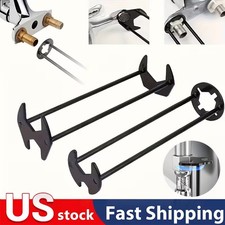 Multifunctional Sink Wrench Set, 2-Pack Basin and Faucet Wrench Tool with Fou.
