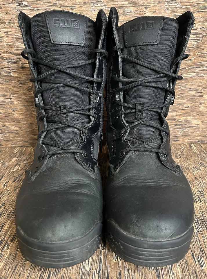 5.11 Tactical ATAC 2.0 8” Tormenta Impermeable Combate Botas Militares Negras Para Hombre 13 Foto 4 de 4