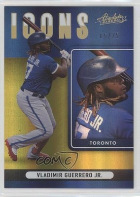 2022 Panini Absolute Icons Spectrum Gold /25 Vladimir Guerrero Jr #I-7 12mg