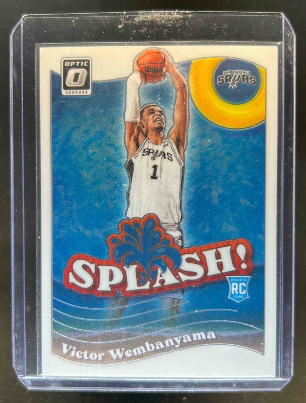 2023-24 Donruss Optic Victor Wembanyama Splash RC Rookie #6 Spurs