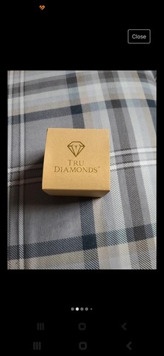 Tru Diamonds Simulated Diamond By Your Side Ring Size L - Picture 6 of 12